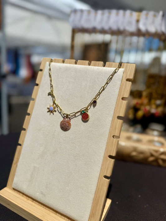 The Charmed Necklace - Fruity Seashell Edition