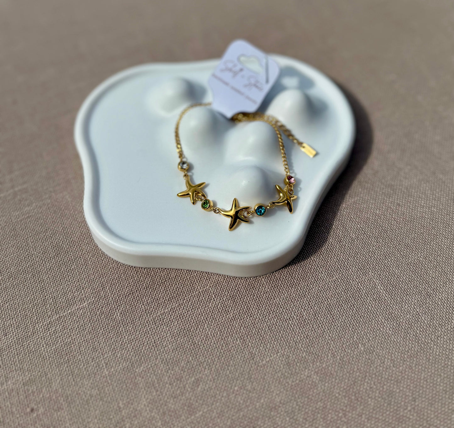 Starlit Starfish Bracelet