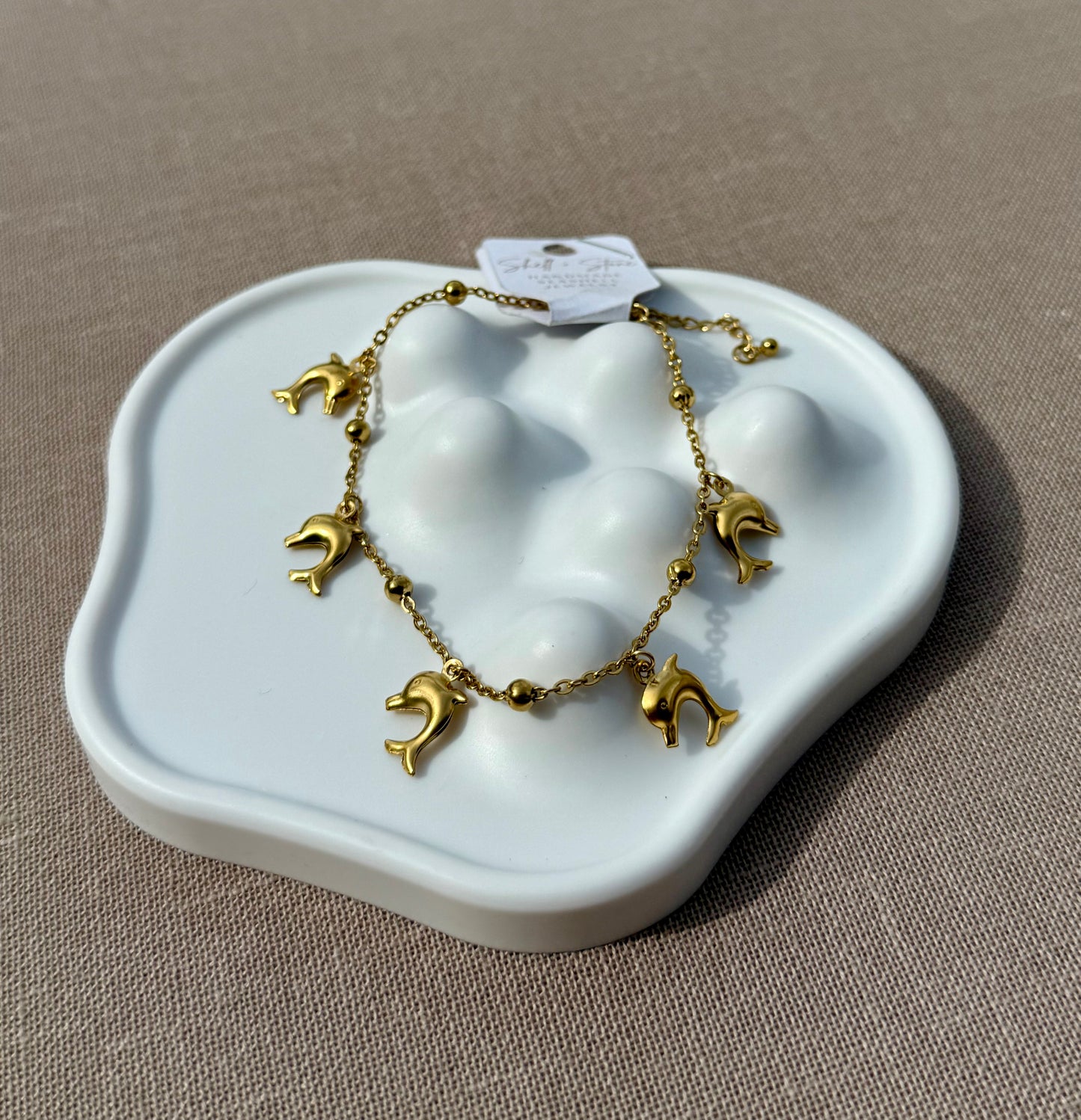 Dolphin Dance Anklet