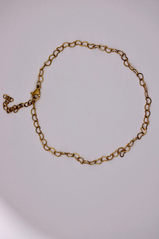 Little Love Anklet in Silver, Gold, and Two Toned