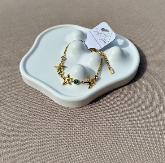 Starlit Starfish Bracelet