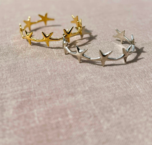 Bold Starfish Bangle