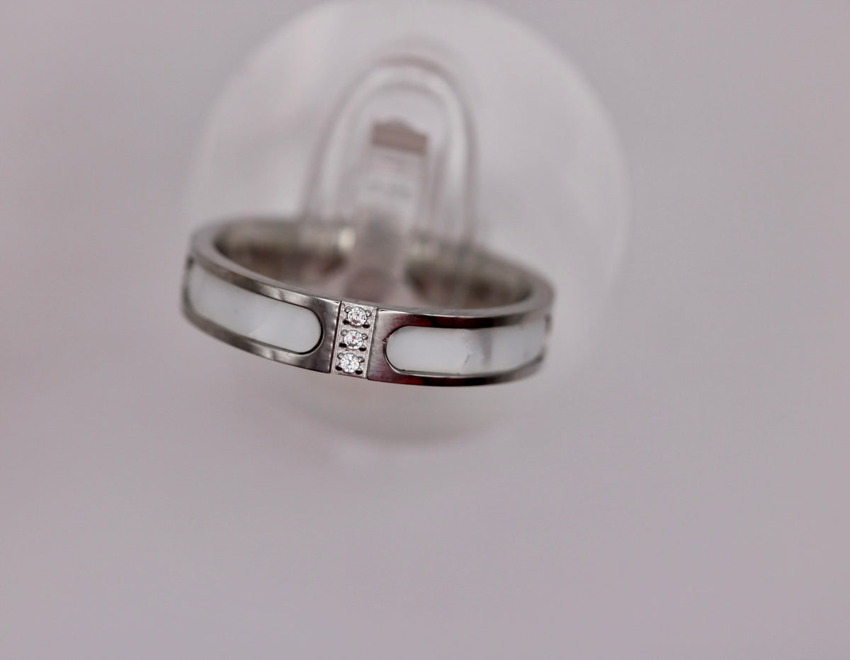 Still Water Ring in Silver + Gold