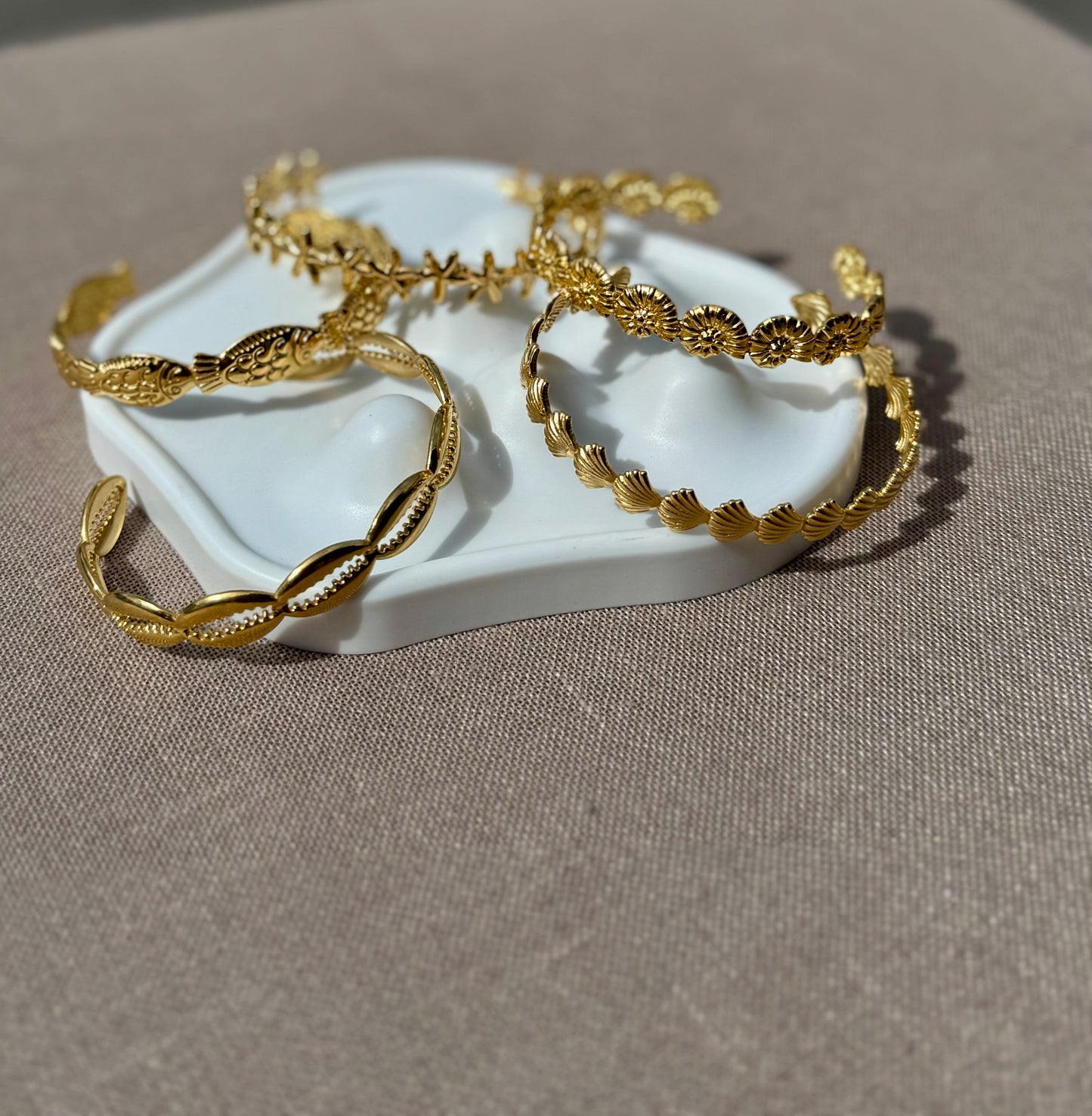 Oceanic Half Bangles