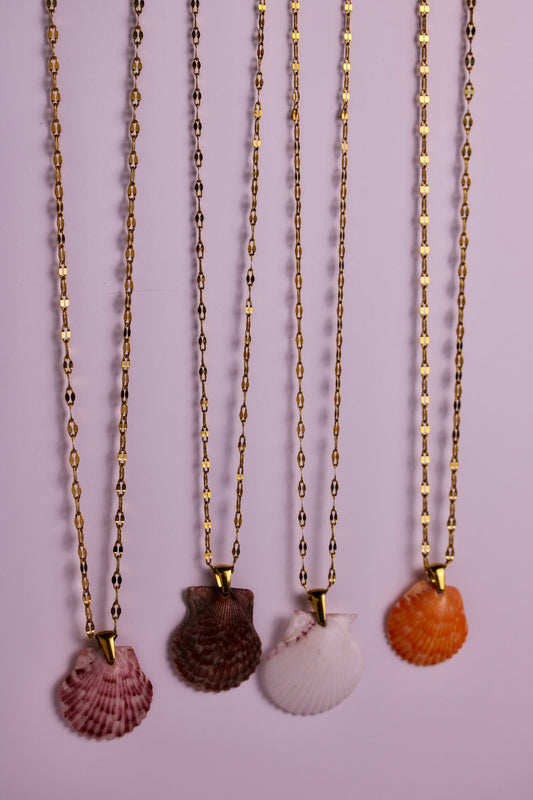 Sandy Scallop Necklaces