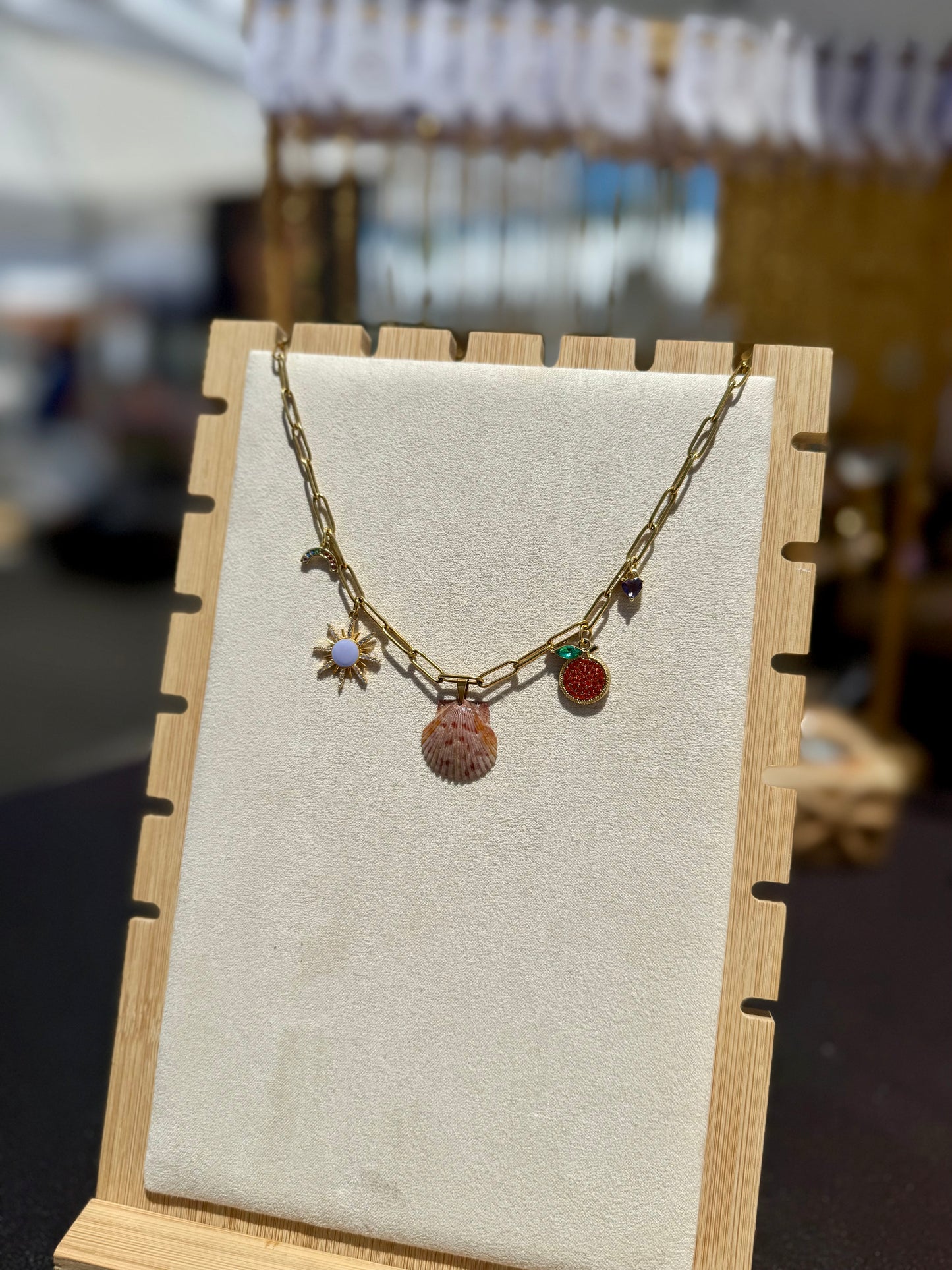 The Charmed Necklace - Fruity Seashell Edition