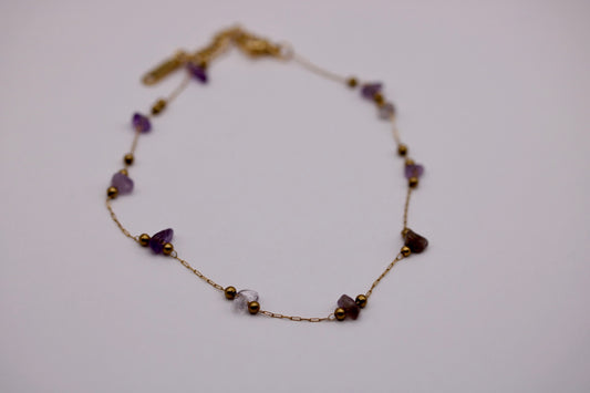 Violet Skies Anklet