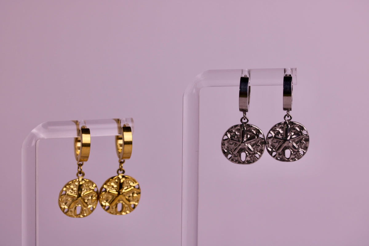 Sand Dollar Hoops