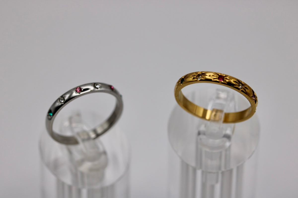 Starlume Ring in Silver + Gold