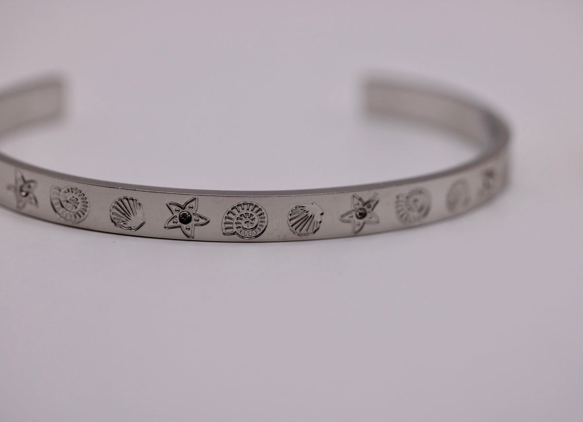 Under the Sea Cuff in Silver + Gold