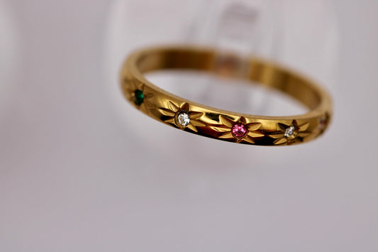 Starlume Ring in Silver + Gold