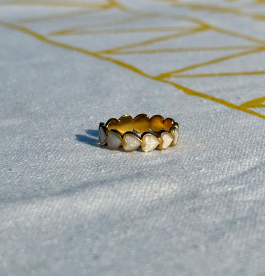 Cupid's Ring in Silver + Gold