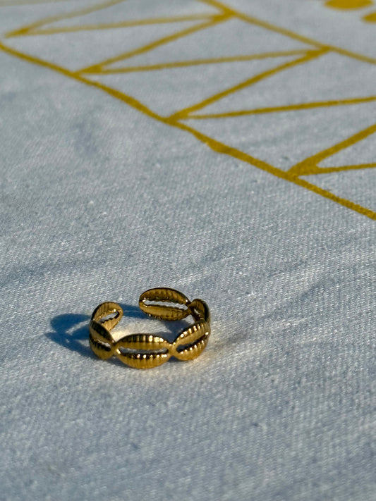 Forever Cowrie in Silver + Gold