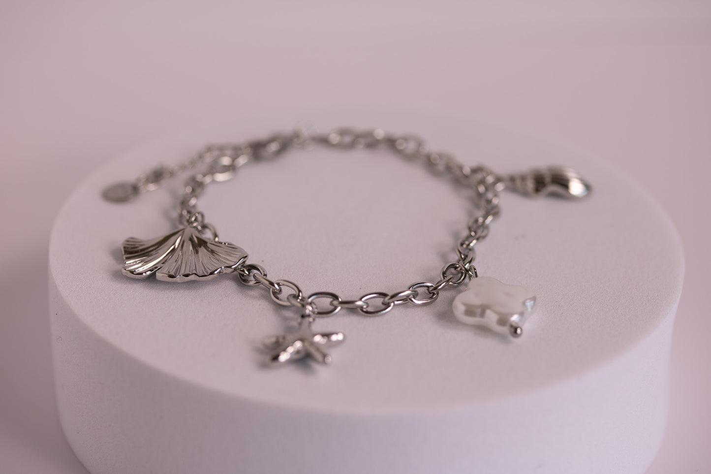 Seabreeze Silver Charm Bracelet