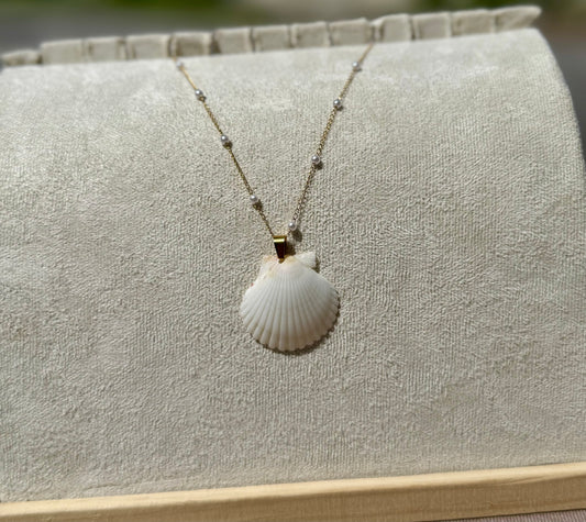 The Pearl Necklace - Cream Seashell Edition