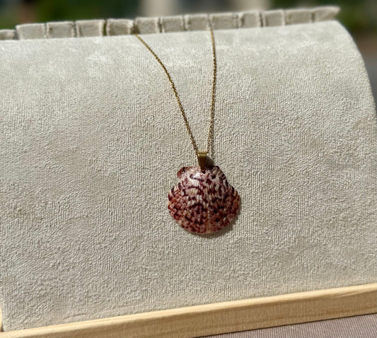 The Simple Cable Necklace - Calico Seashell Edition