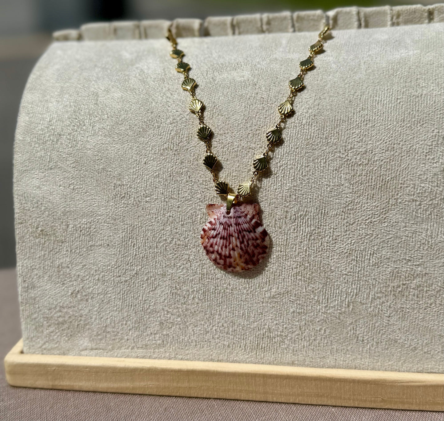 The Maris Necklace - Sunburst Seashell Edition