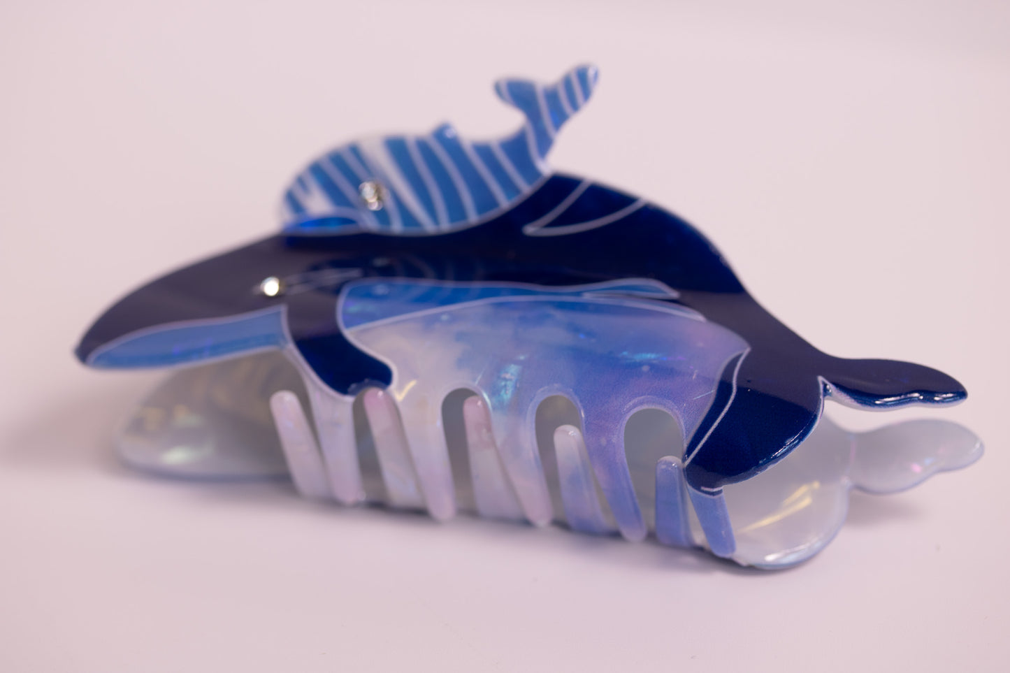 Blue Whale Claw Clip