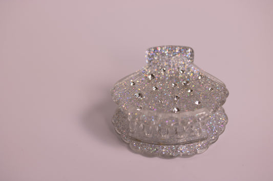 Shimmering Seashell Claw Clip