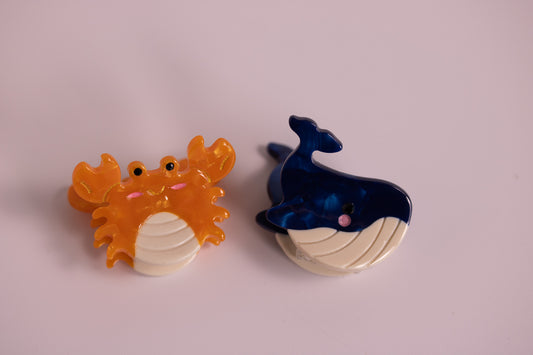 Mini Coastal Claw Clips