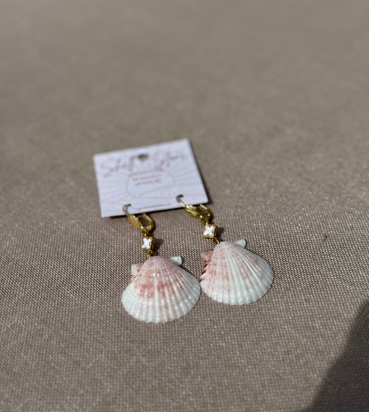 Shellboard Star Earrings