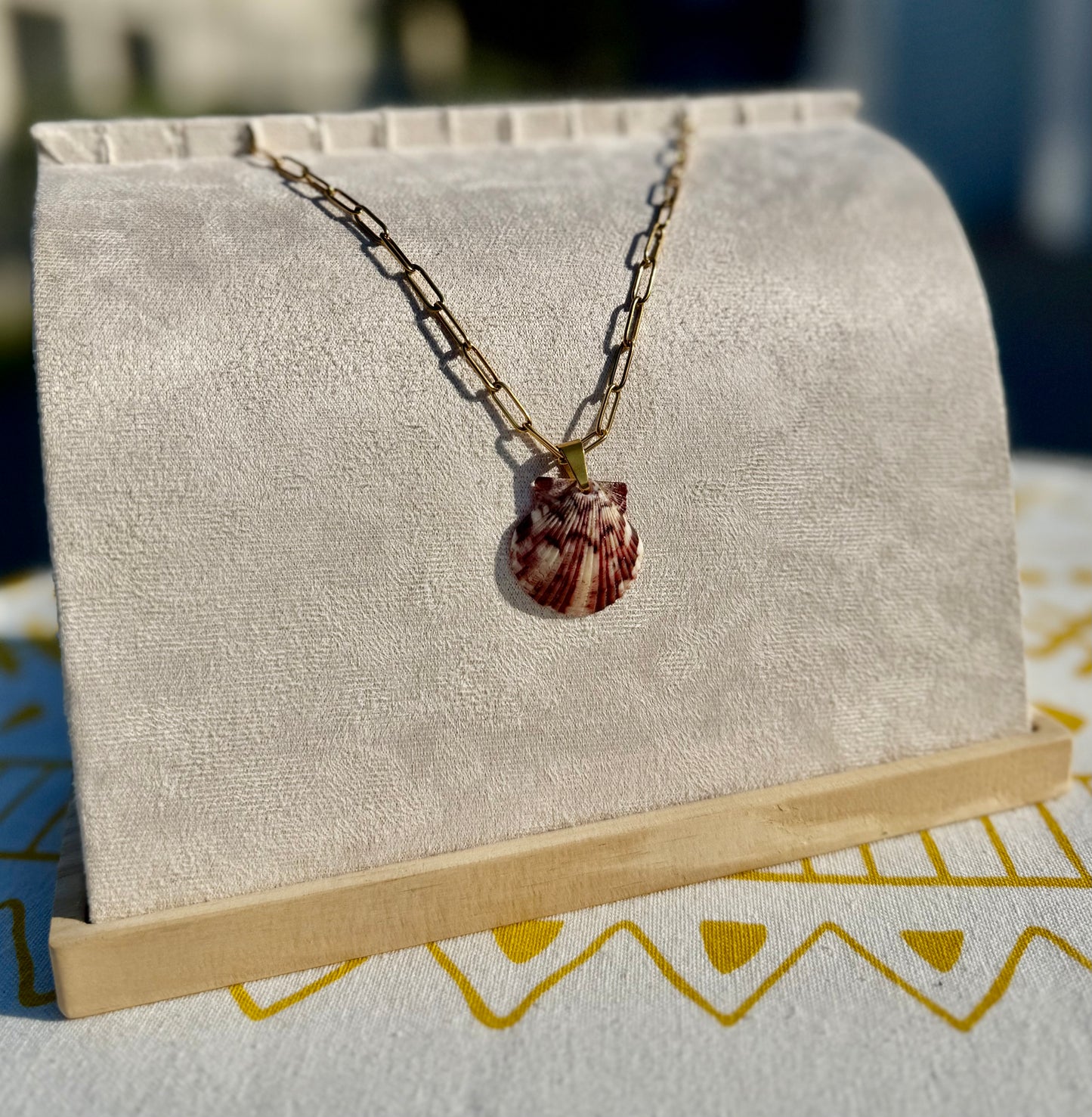 The Paperclip Necklace- Rare Seashell