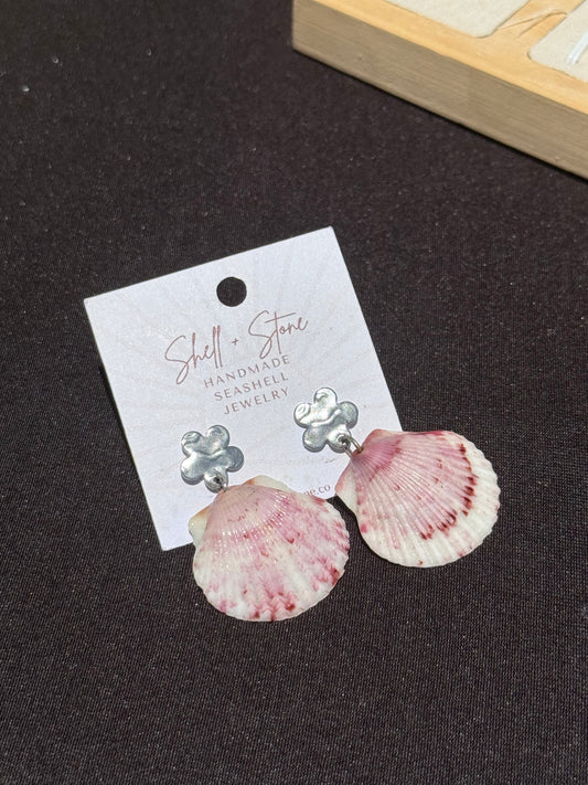 Silver Syd Shell Earrings