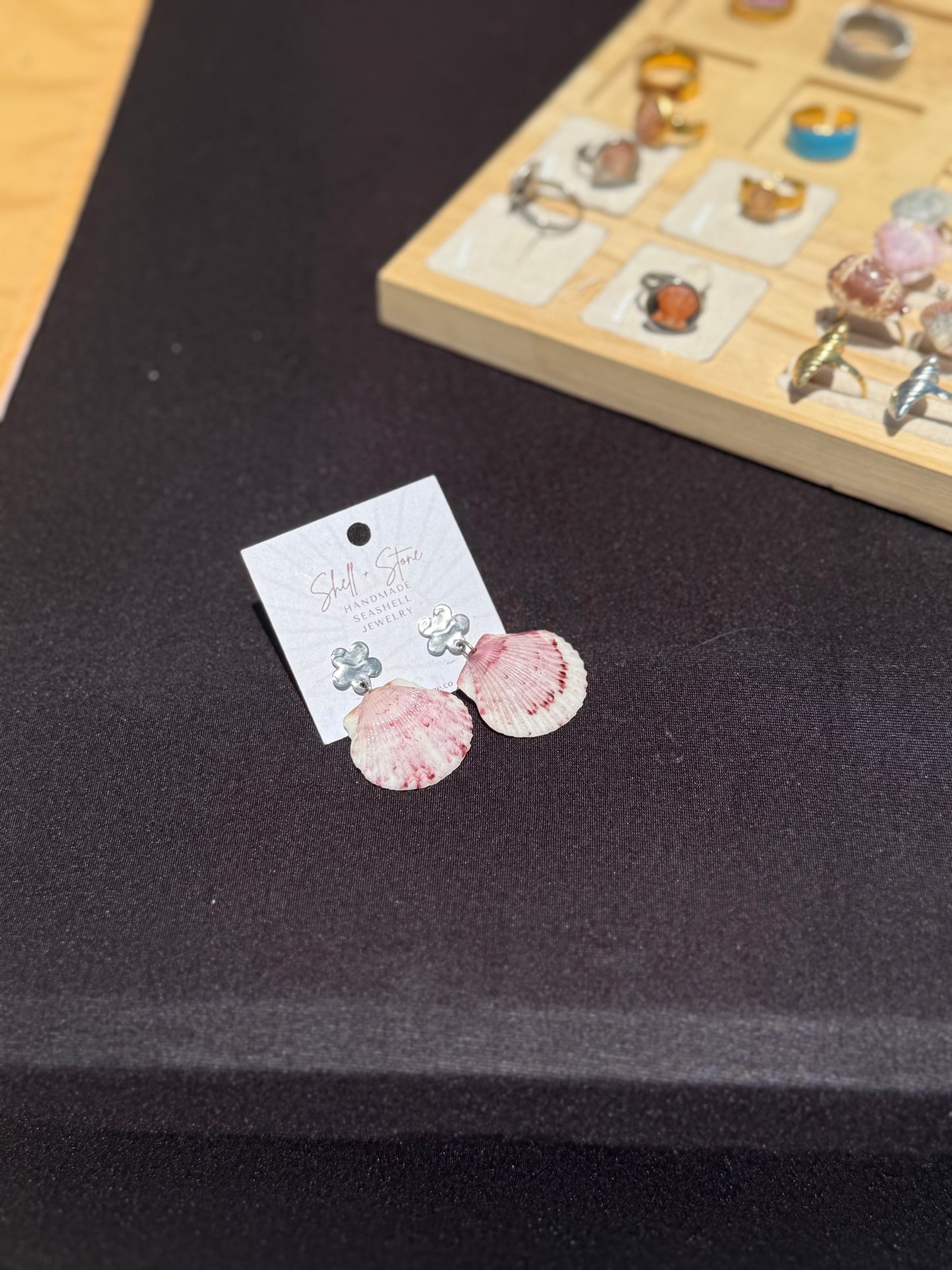 Silver Syd Shell Earrings