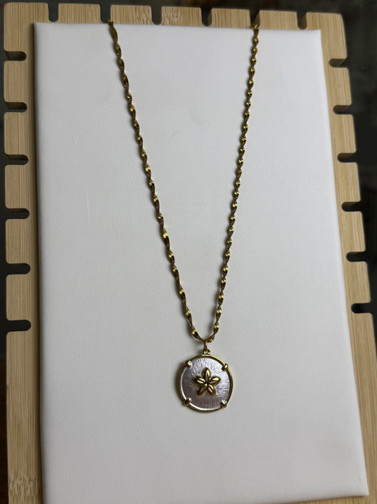 Sandollar Medallion Necklace