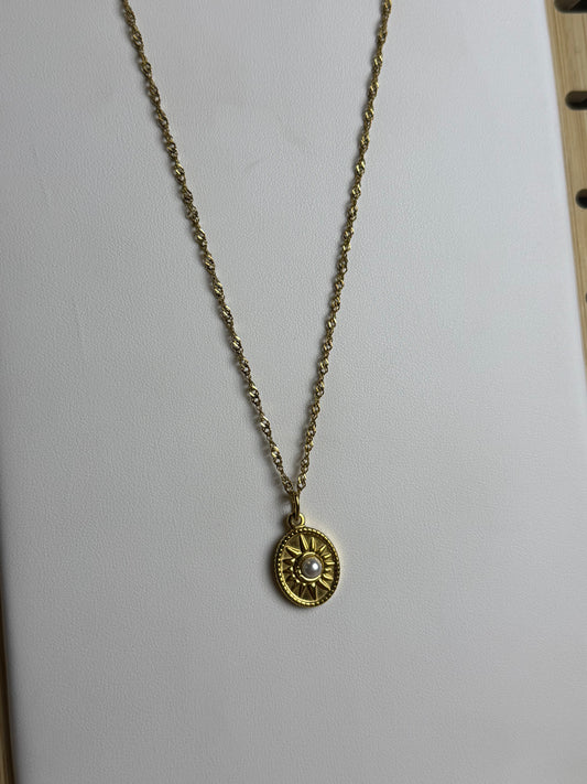 Sun Medallion Necklace