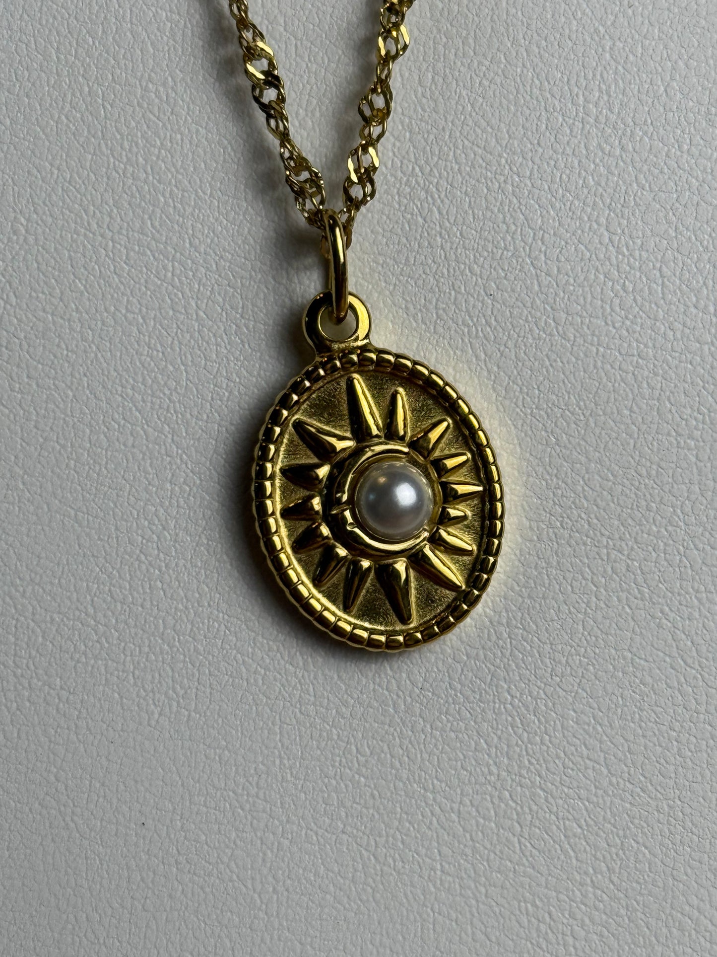 Sun Medallion Necklace