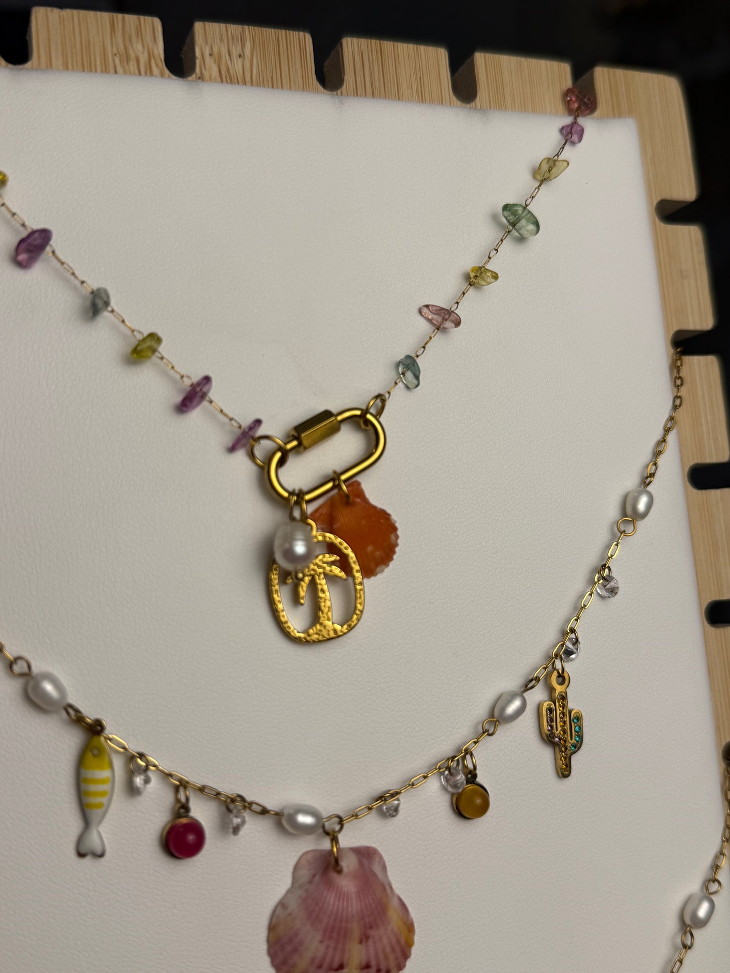 Various Charm Necklaces - Seashell Edition