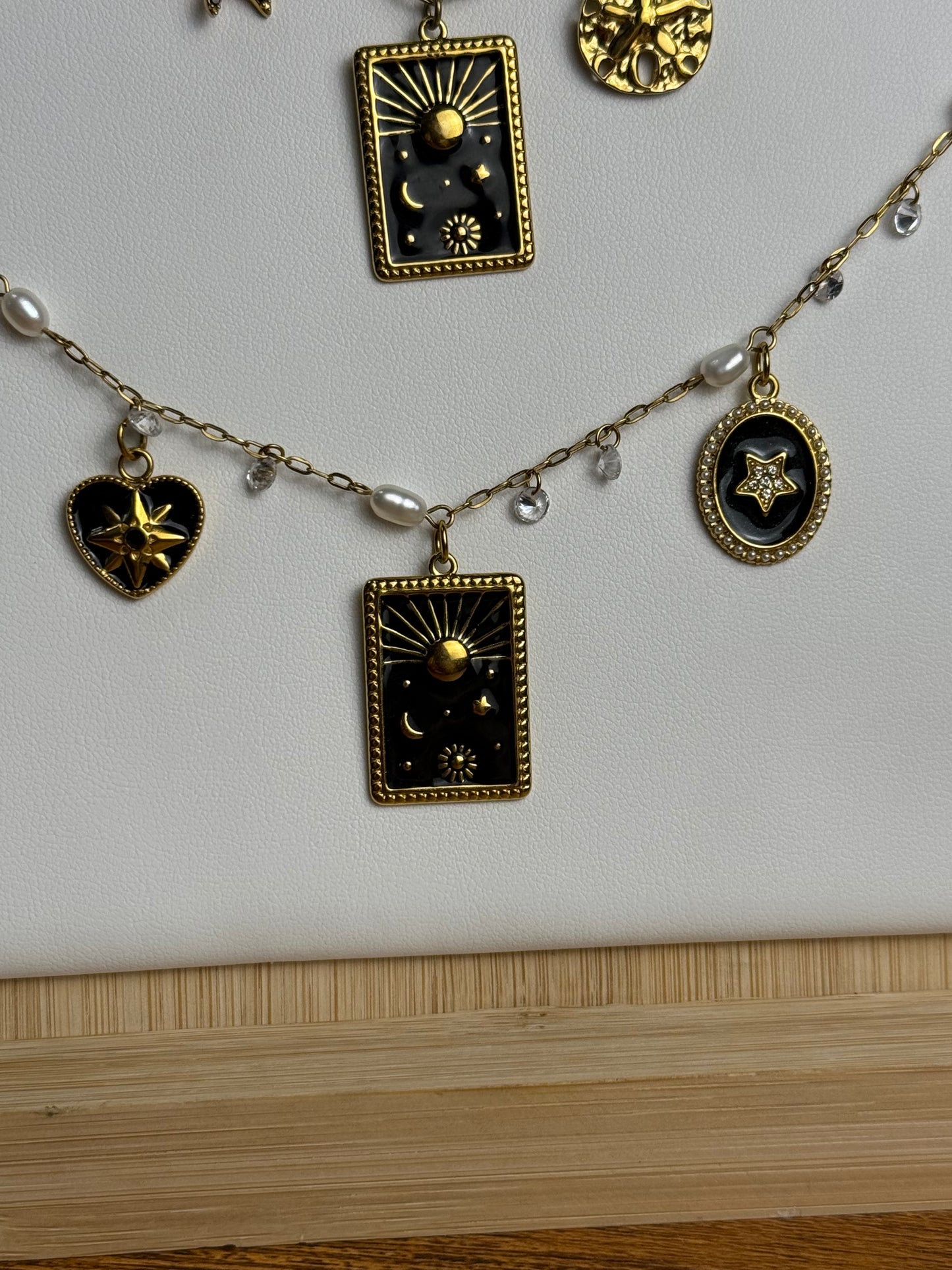 Various Charm Necklaces - Black + Blue Edition