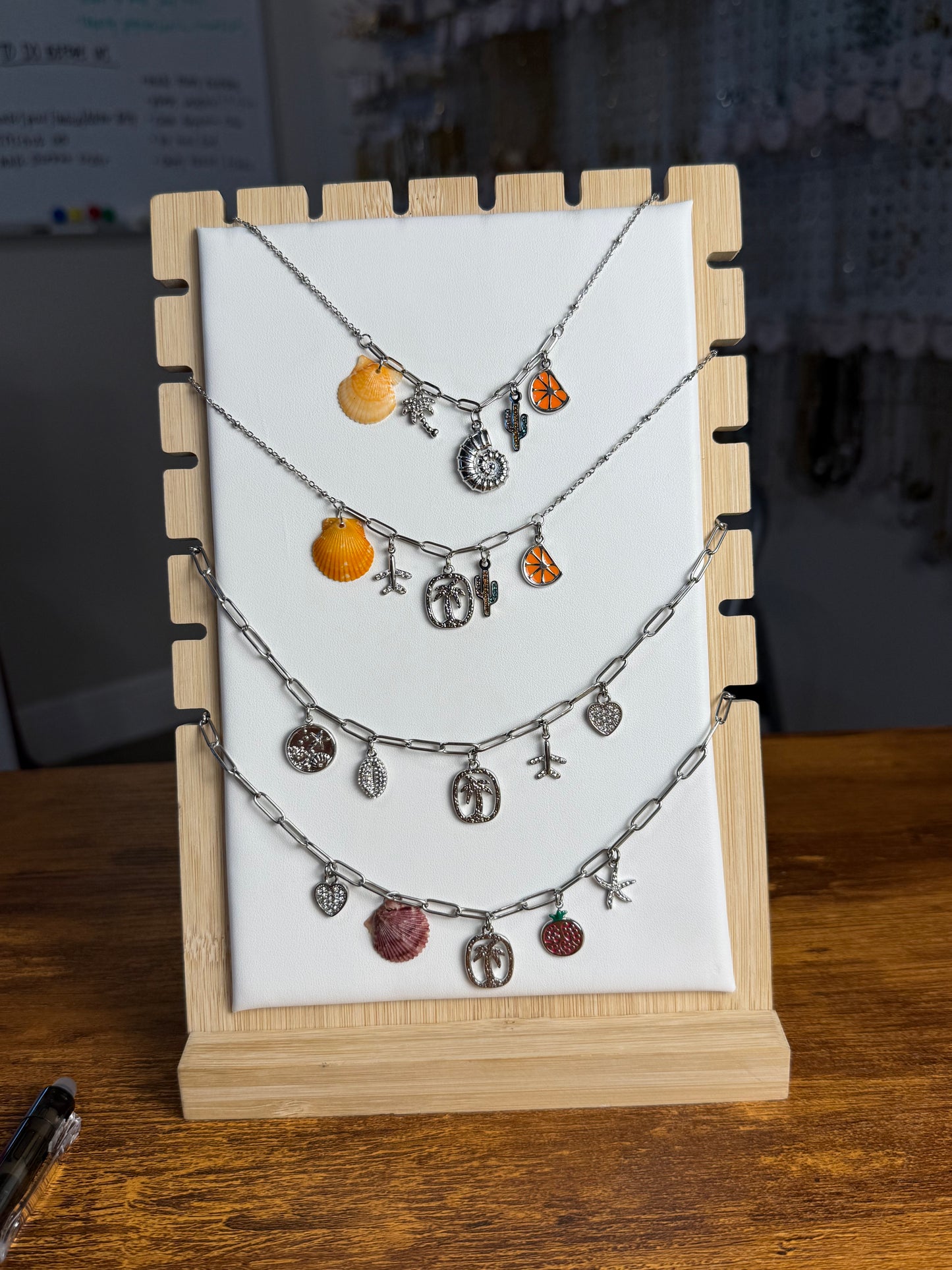 Various Charm Necklaces - Silver Edition
