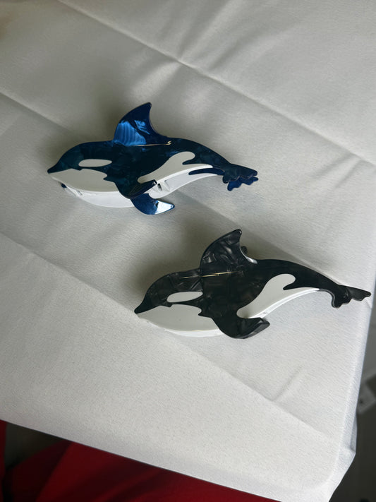 Orca Hair Clips