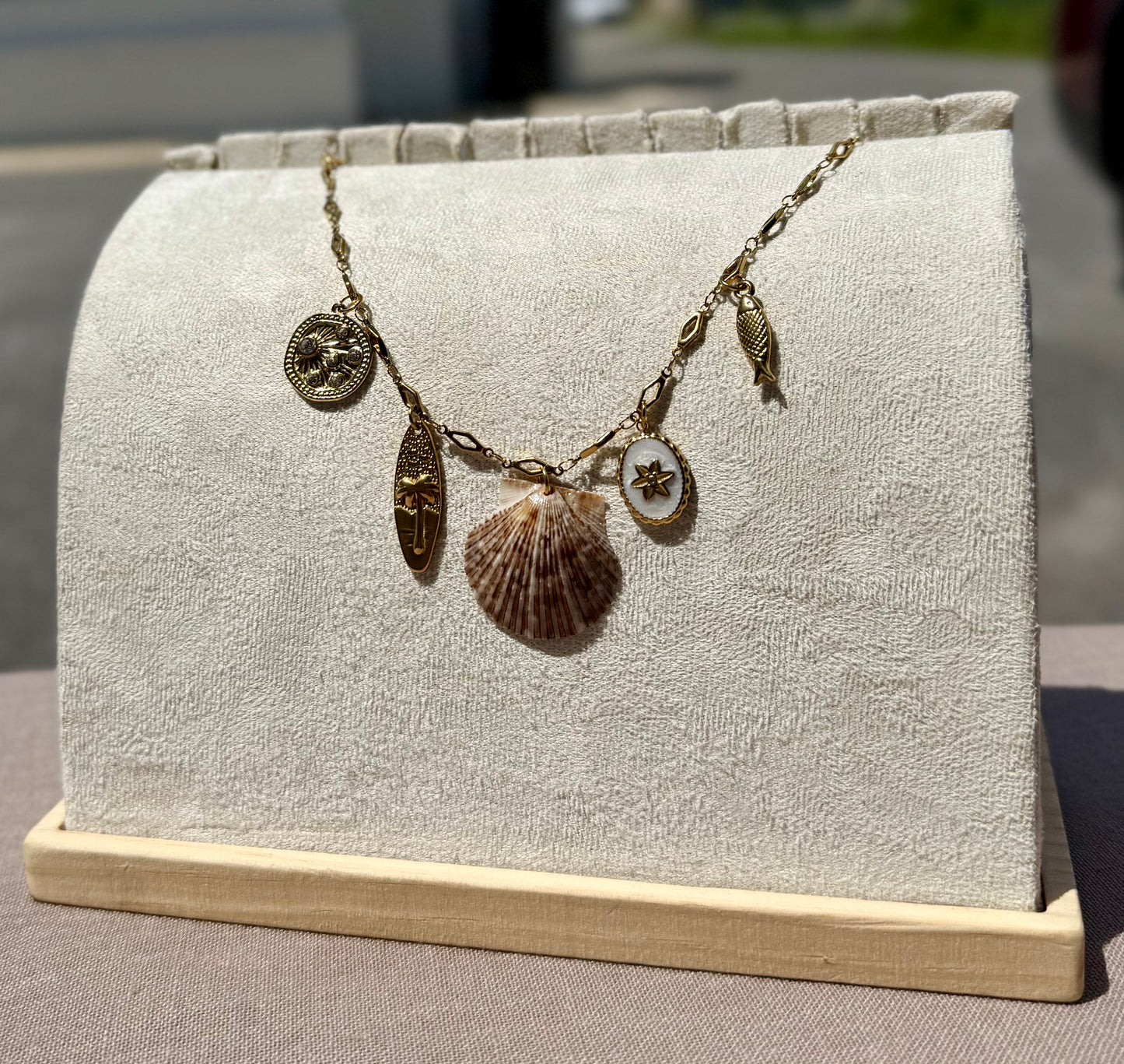 The Charmed Necklace- Drifty Sand Edition