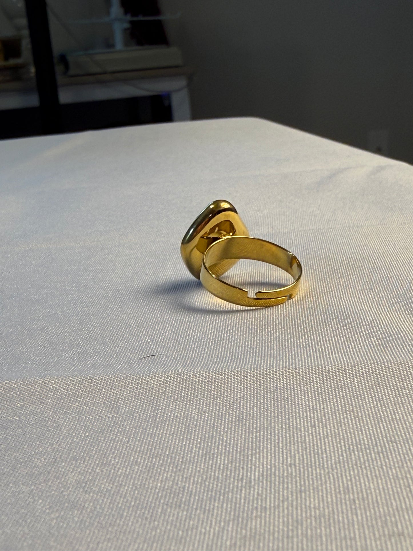 Rhombus Pearl Ring