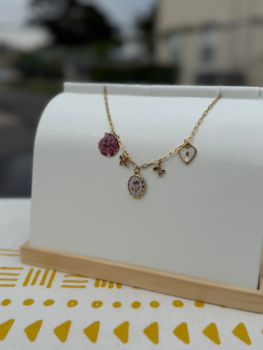 The Charmed Necklace — Lavender Bloom Edition