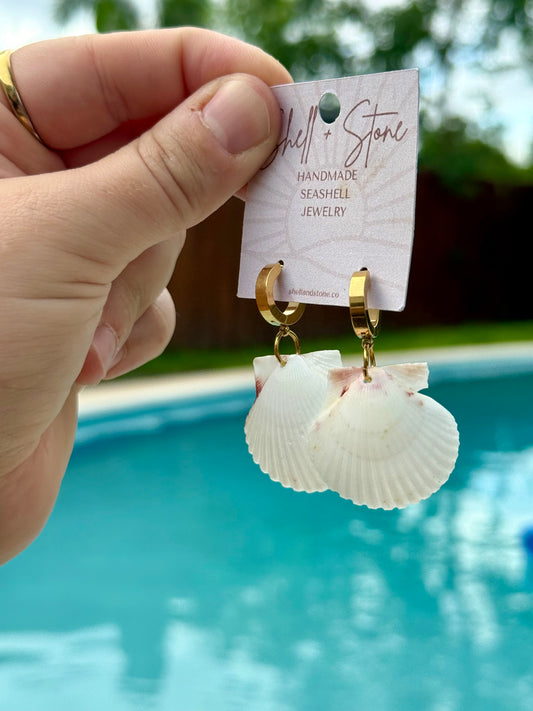 Salt + Shell Hoops
