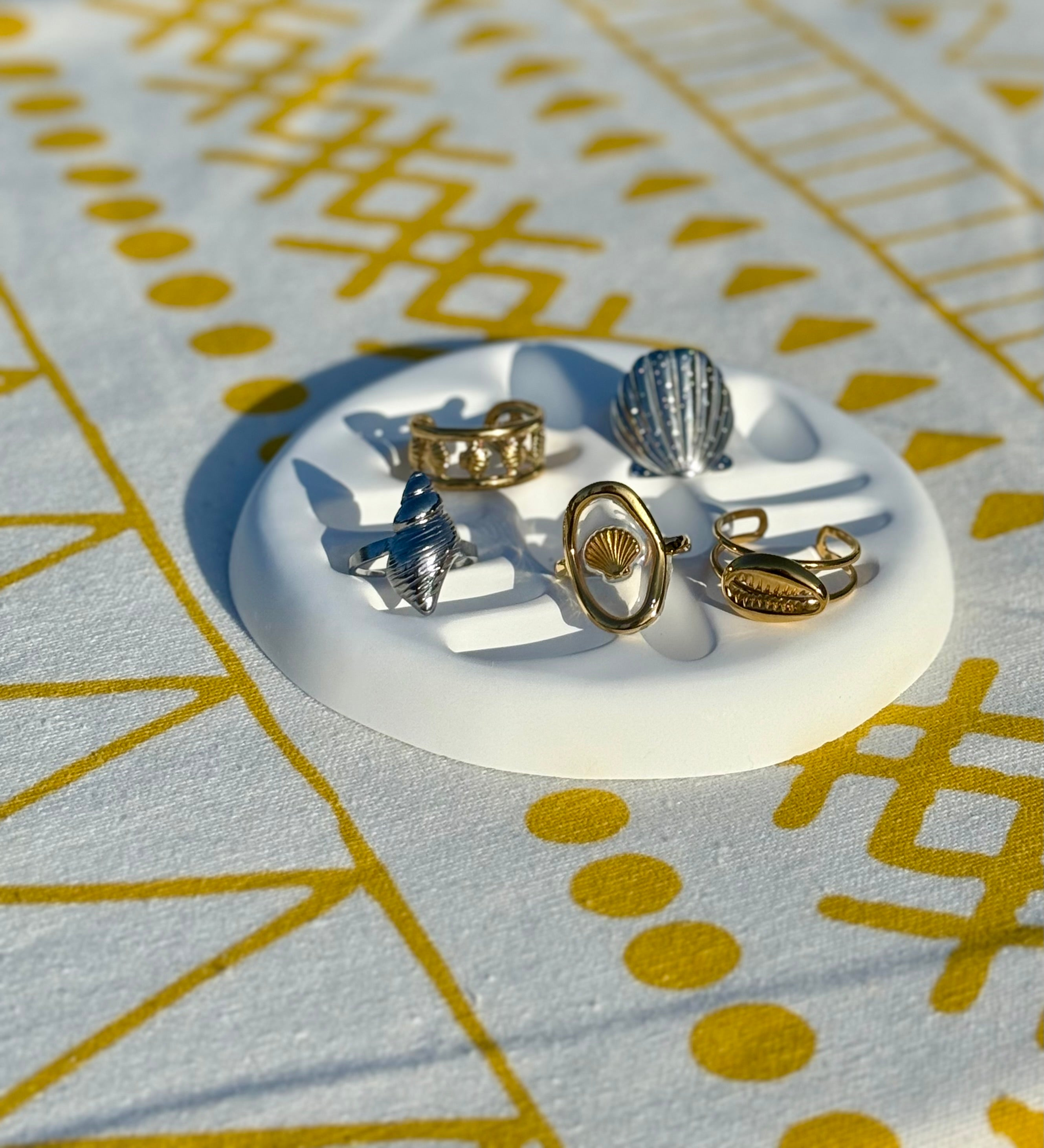 Rings – Shell + Stone