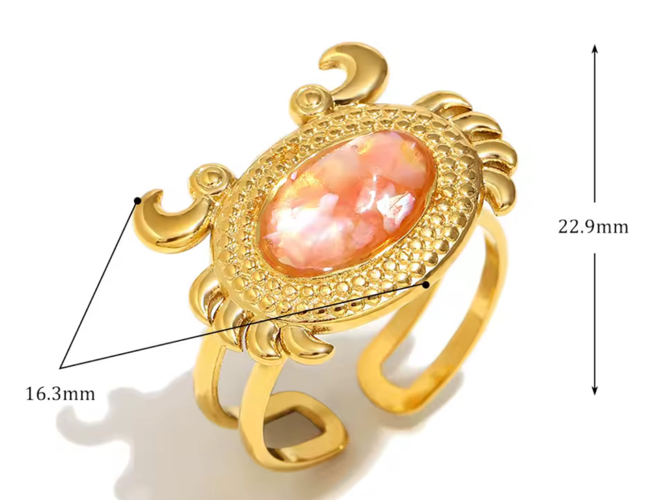 Summer Crush Crab Ring
