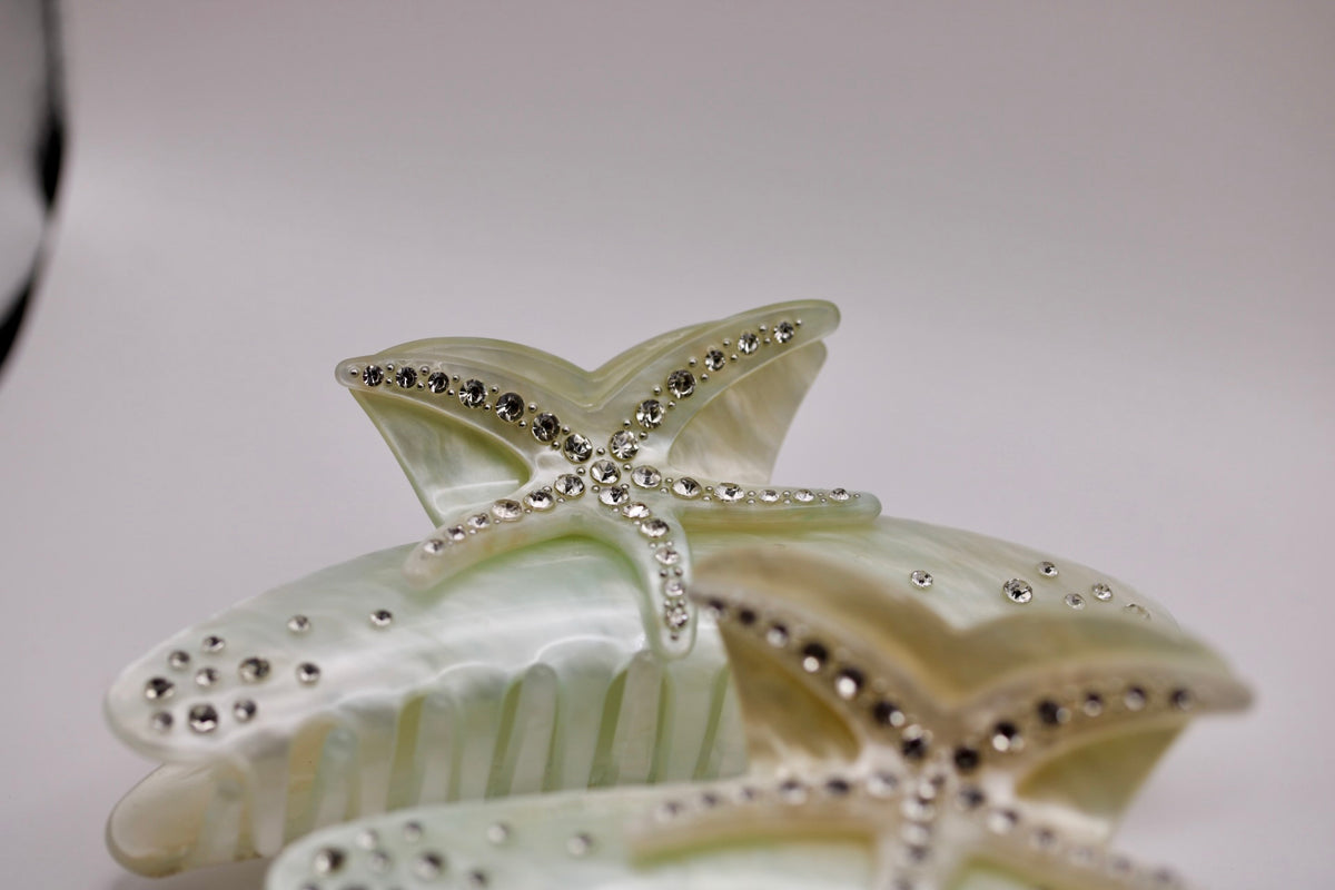 Starlight Starfish Hair Clip