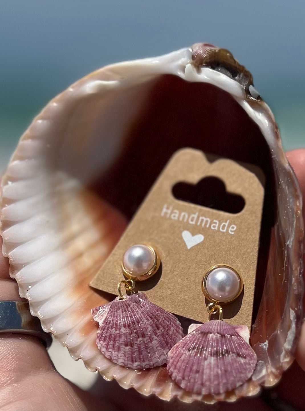 Pearl Shell Studs