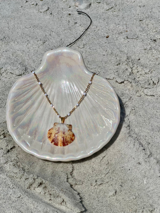 Sunburst Mermaid Shell Necklace