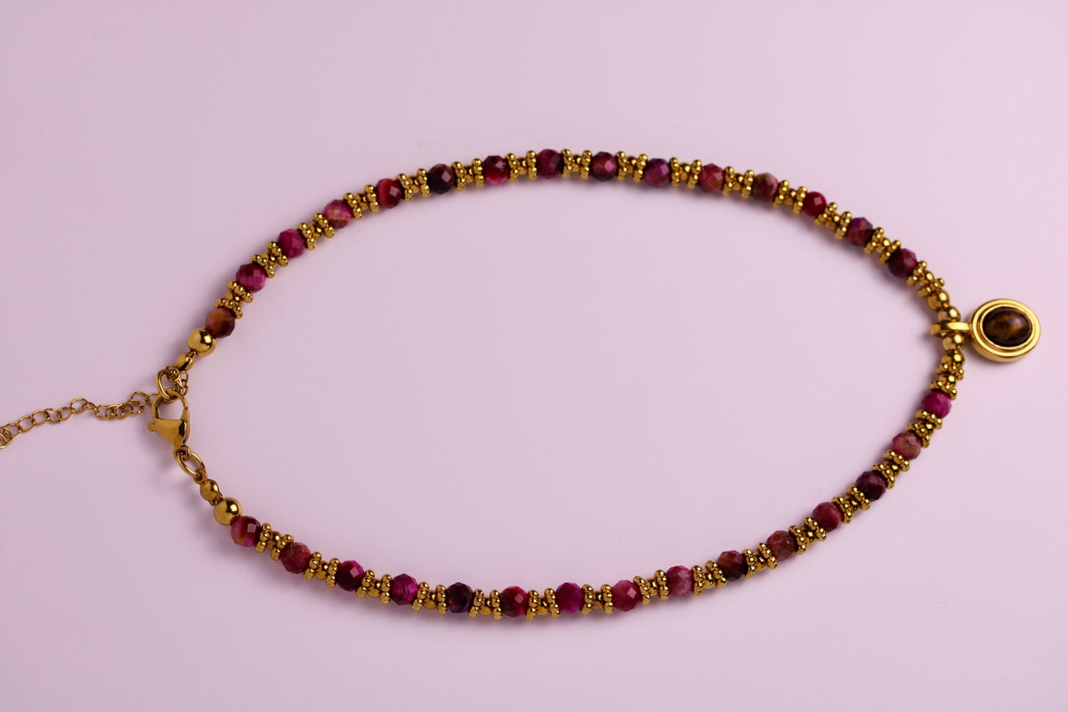 Chocolate Rose Necklace