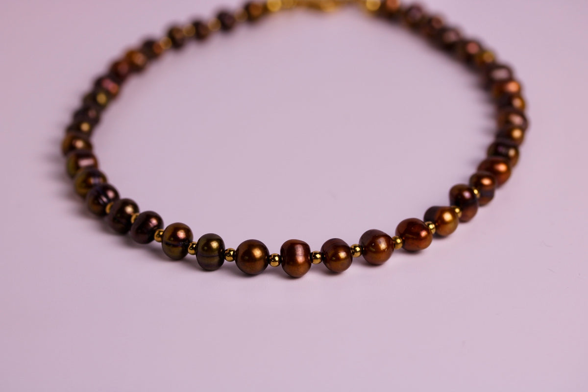 Cocoa Pearl Necklace