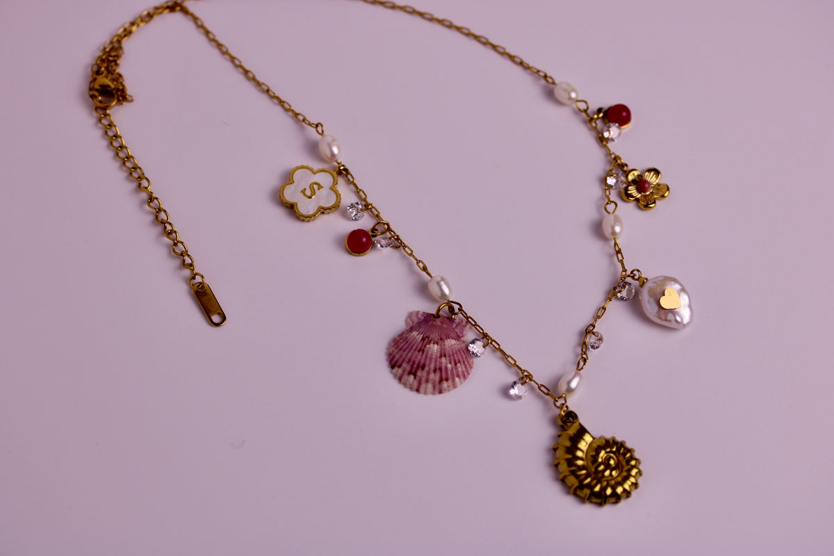 Made for You Seashell Charm Necklace