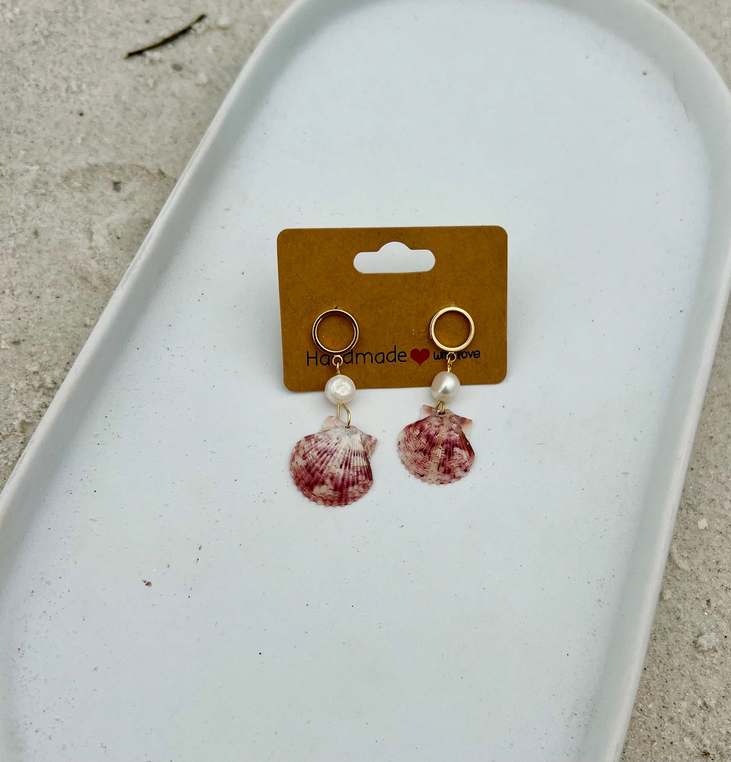 Summer Solstice Shell Studs