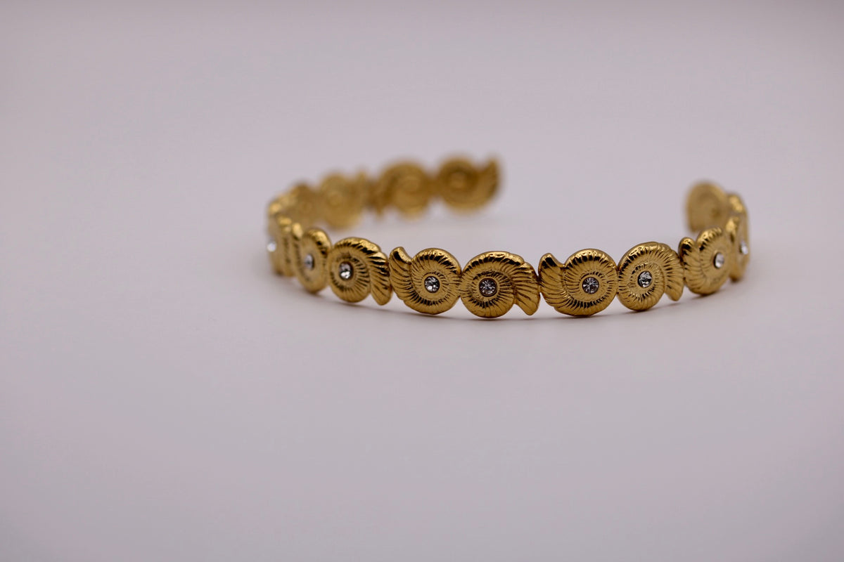 Moon Shell Bangle