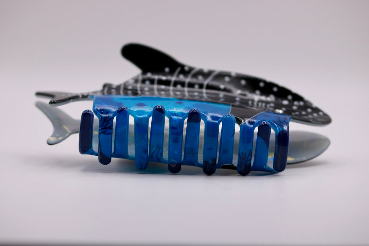 Tiger Beach Shark Hair Clip